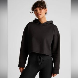 NWT Beyond yoga LuxeFleece Happiness Cropped Hoodie